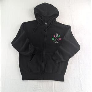 WICKED Embroidered Zip Up Hoodie Women's Size Small